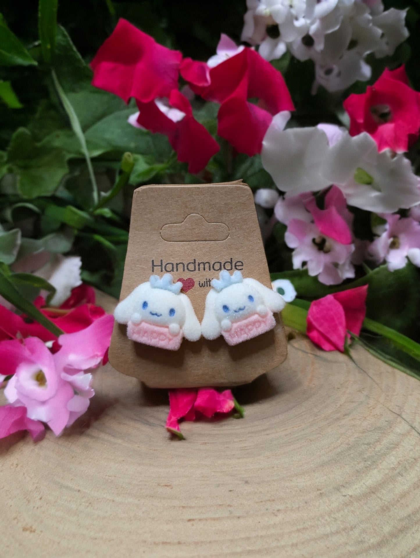 Fuzzy Cinna Stud Earrings